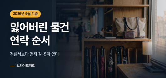 분실물 찾기 연락 순서 안내, 역 유실물 보관대에 놓인 우산과 가방
