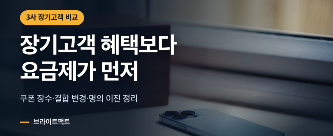 SKT·KT 장기고객 혜택, 10년 썼다면 요금제부터
